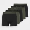 Pier One 5 Pack - Culotte -Black/Khaki