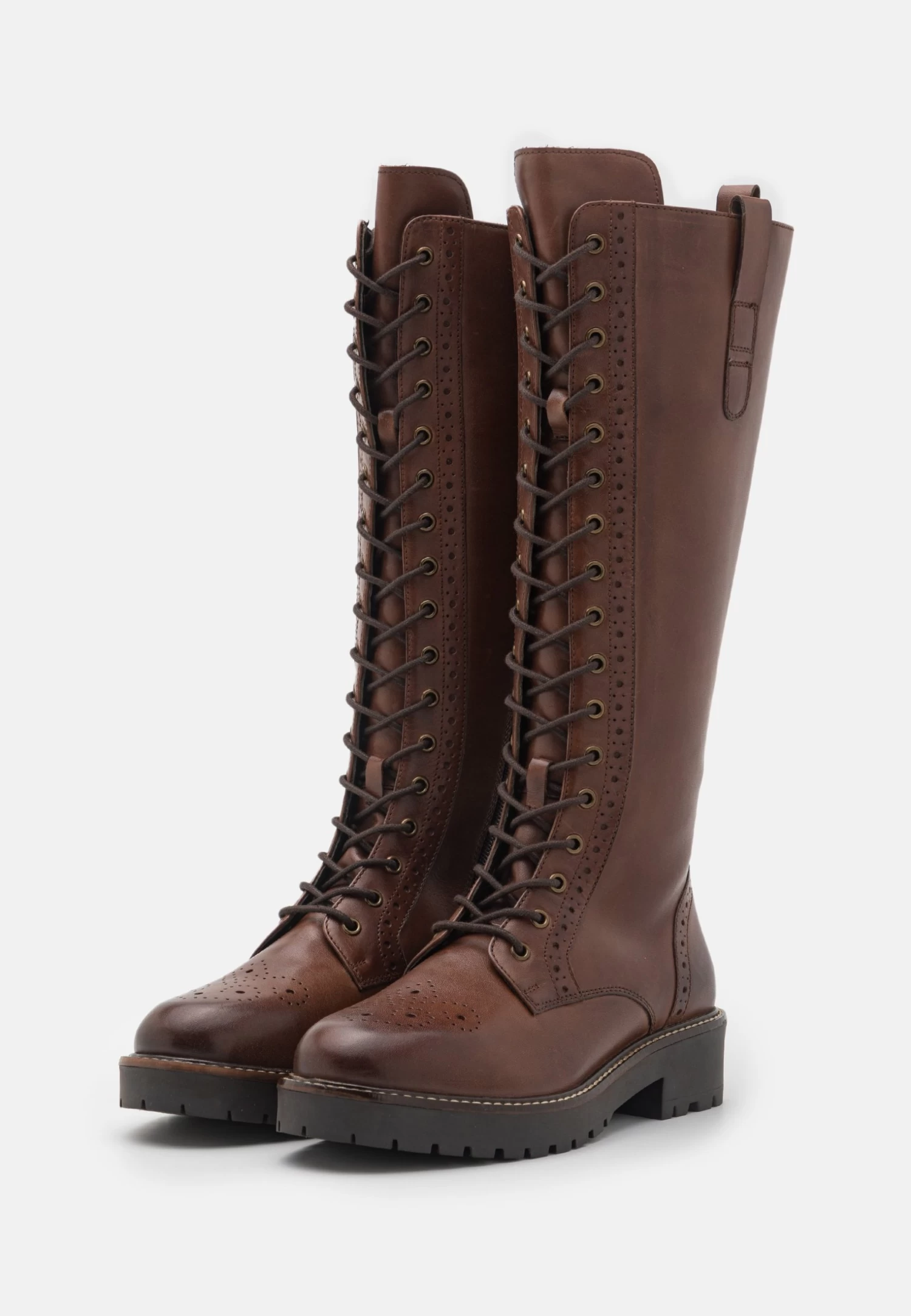 Pier One Leather Stivali Con I LacciBrown Donna Stivali PI911A0HJ-O11 2 Pier One Leather Stivali Con I LacciBrown Donna Stivali PI911A0HJ-O11 - immagine 2