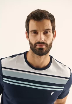 Pier One T-Shirt Con StampaDark Blue Uomo T-shirt E Polo PI922O0YE-K11 -Pier One 073686e7e74d4cdb8e107f29249ee954 scaled