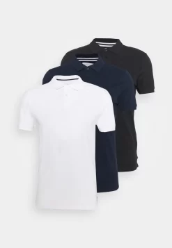 Pier One 3 PackPoloBlack/Dark Blue/White Uomo T-shirt E Polo PI922P05T-Q11 -Pier One 07cf99c8248048ac91837e46ad87ad09 scaled