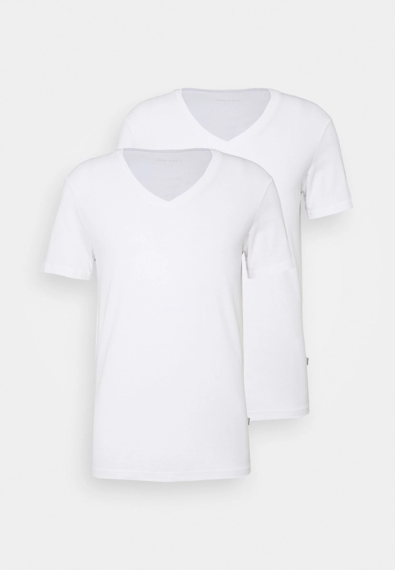 Pier One 2 Pack - T-Shirt Basic - White 6 Pier One 2 Pack - T-Shirt Basic - White - immagine 6