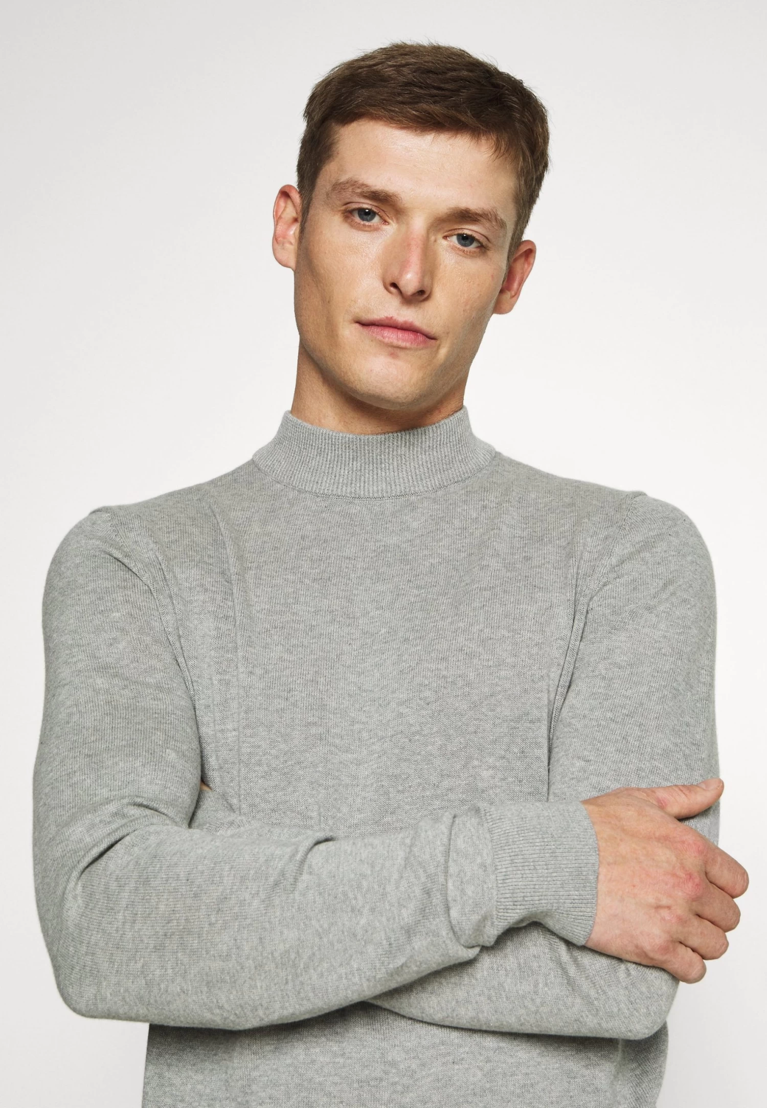 Pier One MaglioneMottled Light Grey Uomo Maglieria PI922Q068-C11 4 Pier One MaglioneMottled Light Grey Uomo Maglieria PI922Q068-C11 - immagine 4