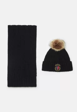 Pier One SetBerrettoBlack Uomo Foulard E Sciarpe PI954G01Y-Q11