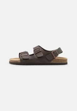 Pier One Unisex - Sandali - Dark Brown