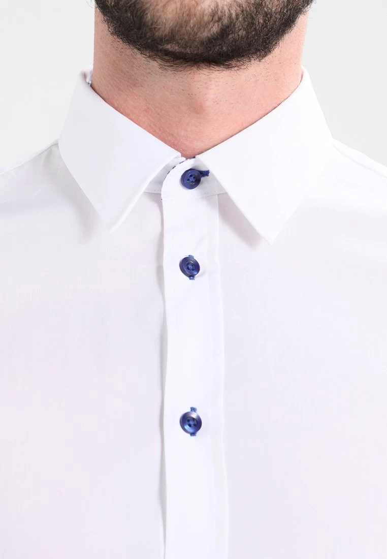 Pier One Camicia - White/Blue 4 Pier One Camicia - White/Blue - immagine 4