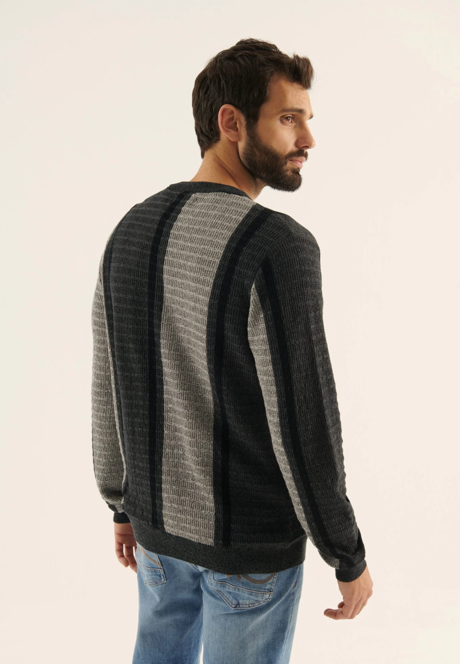 Pier One MaglioneMottled Grey Uomo Maglieria PI922Q0BP-C11 3 Pier One MaglioneMottled Grey Uomo Maglieria PI922Q0BP-C11 - immagine 3