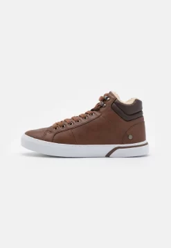 Pier One Unisex - Sneakers Alte - Cognac