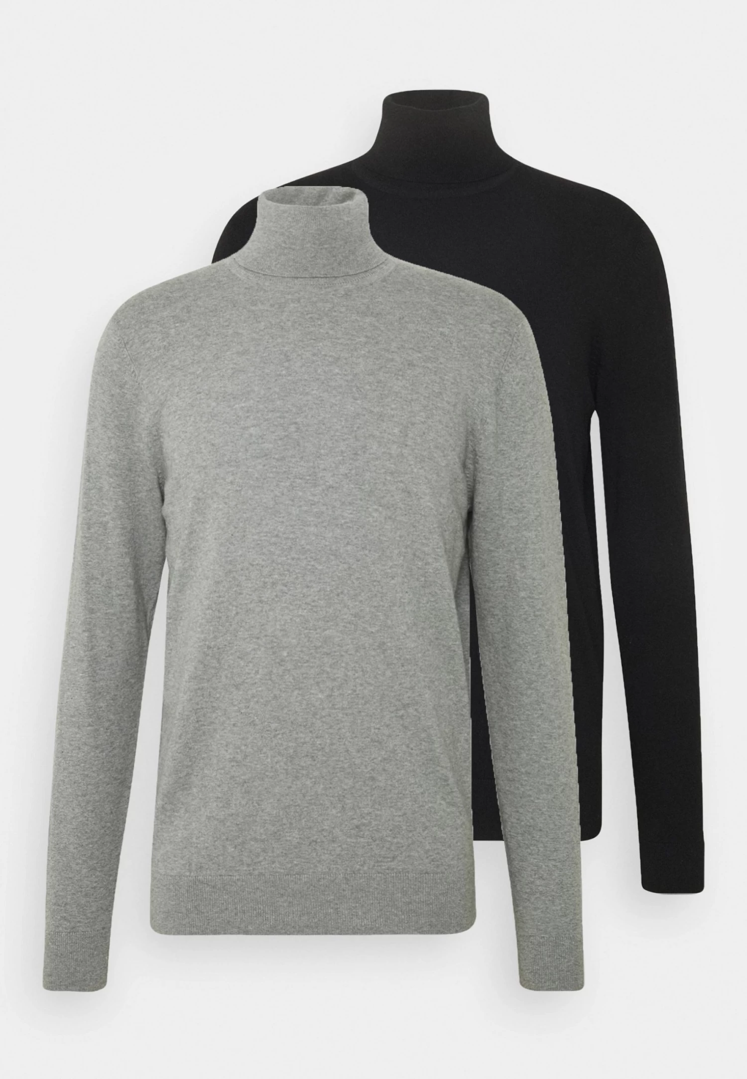 Pier One 2 PackBasic TurtleneckMaglioneBlack/Mottled Light Grey Uomo Maglieria PI922Q06B-Q14 8 Pier One 2 PackBasic TurtleneckMaglioneBlack/Mottled Light Grey Uomo Maglieria PI922Q06B-Q14 - immagine 8