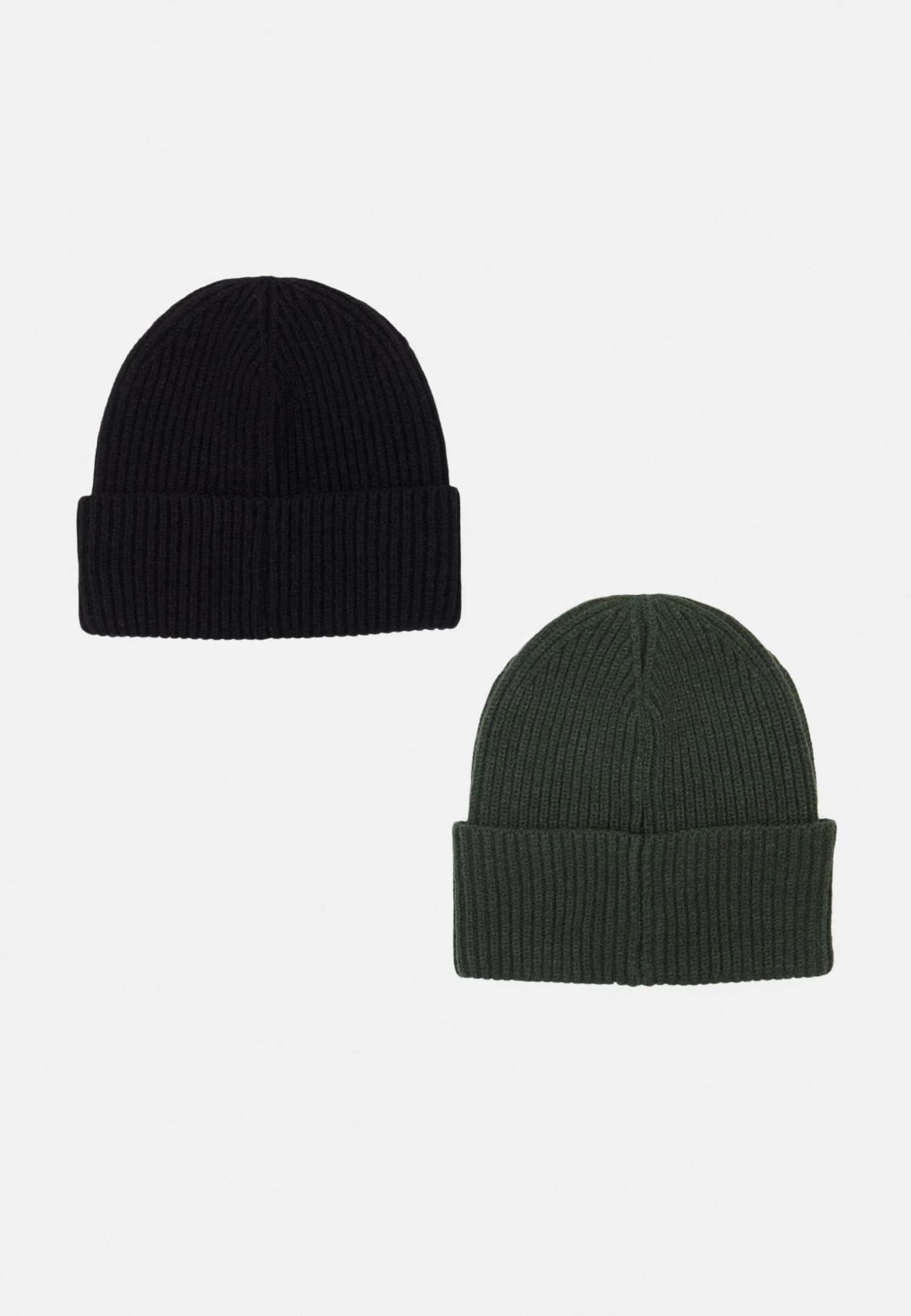 Pier One Unisex 2 PackBerrettoBlack/Khaki Uomo Cappellie Berretti PI954P00N-Q14 2 Pier One Unisex 2 PackBerrettoBlack/Khaki Uomo Cappellie Berretti PI954P00N-Q14 - immagine 2