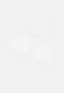 Pier One Cotton 3 PackFazzoletti Da TaschinoWhite Uomo Cravatte E Accessori PI952R03A-A11