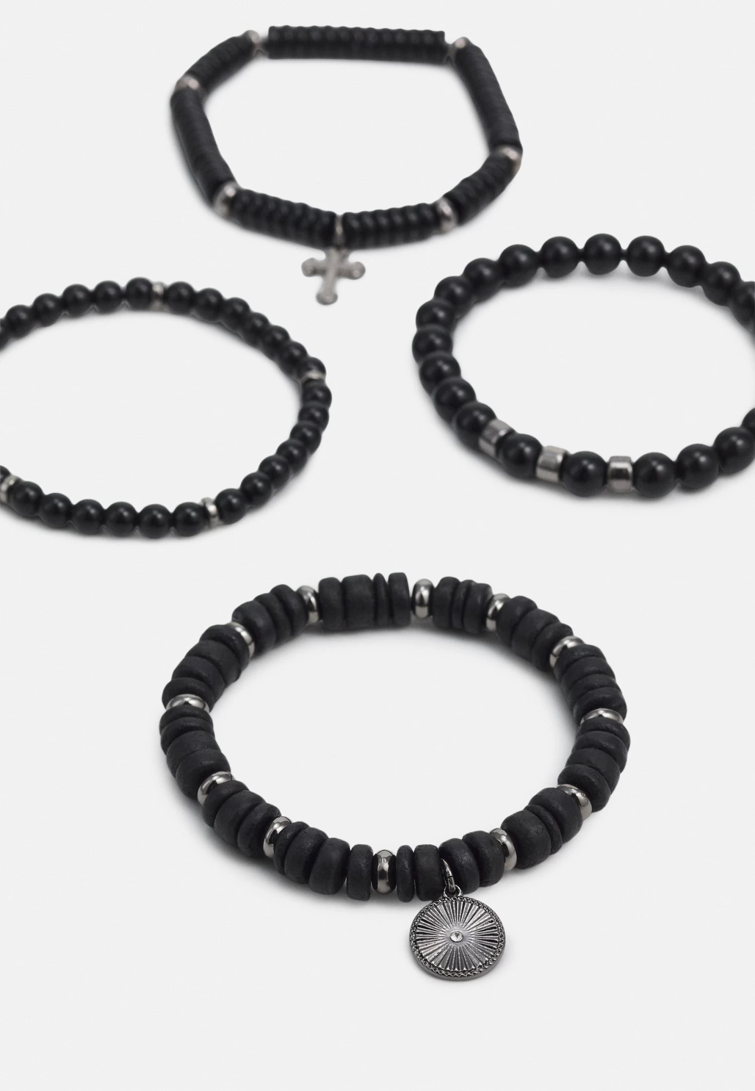 Pier One 4 Pack - Bracciale - Black 3 Pier One 4 Pack - Bracciale - Black - immagine 3