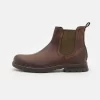Pier One LeatherStivalettiBrown Uomo Stivaletti/Stivali PI912K0CJ-O11