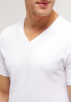 Pier One 2 PackT-Shirt BasicWhite/Black Uomo T-shirt E Polo PI982AA01-A12 -Pier One 3d5015223ce5444ba04d1399d153510c