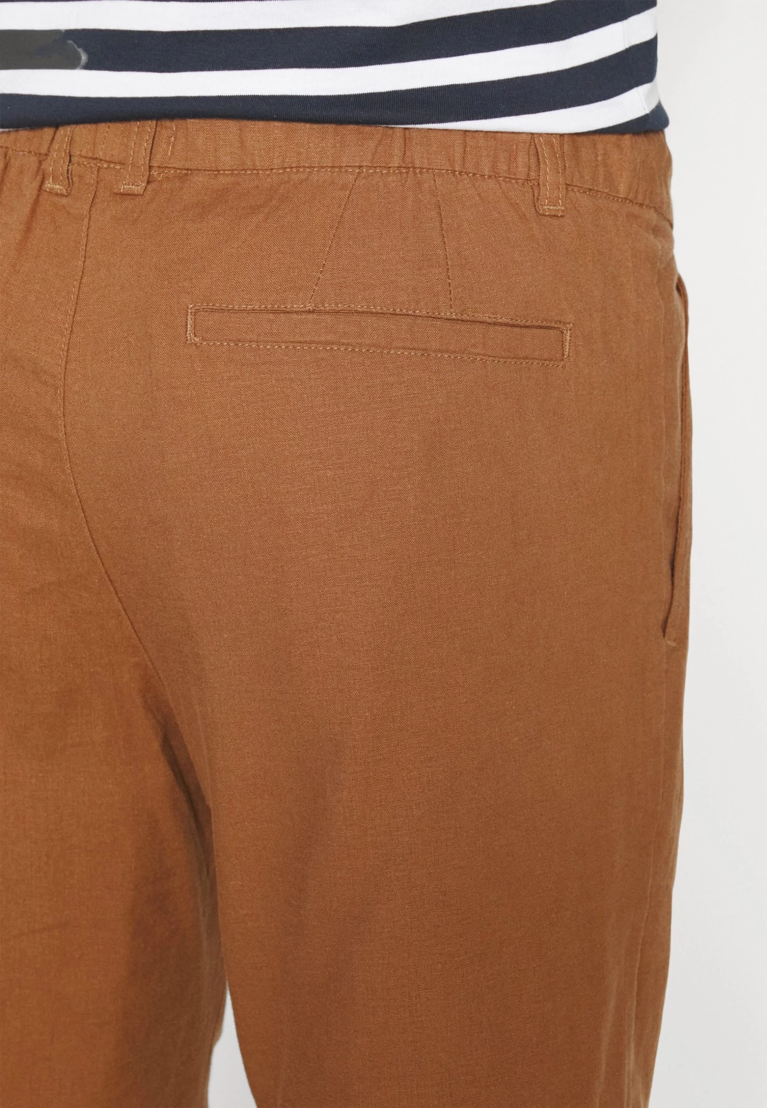 Pier One Linen Blend Drawcord Shorts ShortsBrown Uomo Bermuda PI922F04V-O11 6 Pier One Linen Blend Drawcord Shorts ShortsBrown Uomo Bermuda PI922F04V-O11 - immagine 6
