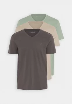 Pier One V Neck Bird Tonal 3 PackT-Shirt BasicMint/Off-Whit/Blue Grey Uomo T-shirt E Polo PI922O0XL-M11 -Pier One 493207f032b64f67a5273208d1791c07 scaled