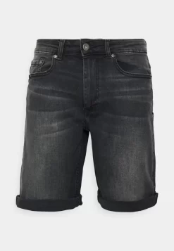Pier One Shorts Di Jeans - Grey Denim