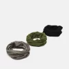 Pier One 3 Pack UnisexScaldacolloBlack, Grey, Olive Uomo Foulard E Sciarpe PI954G01L-Q11