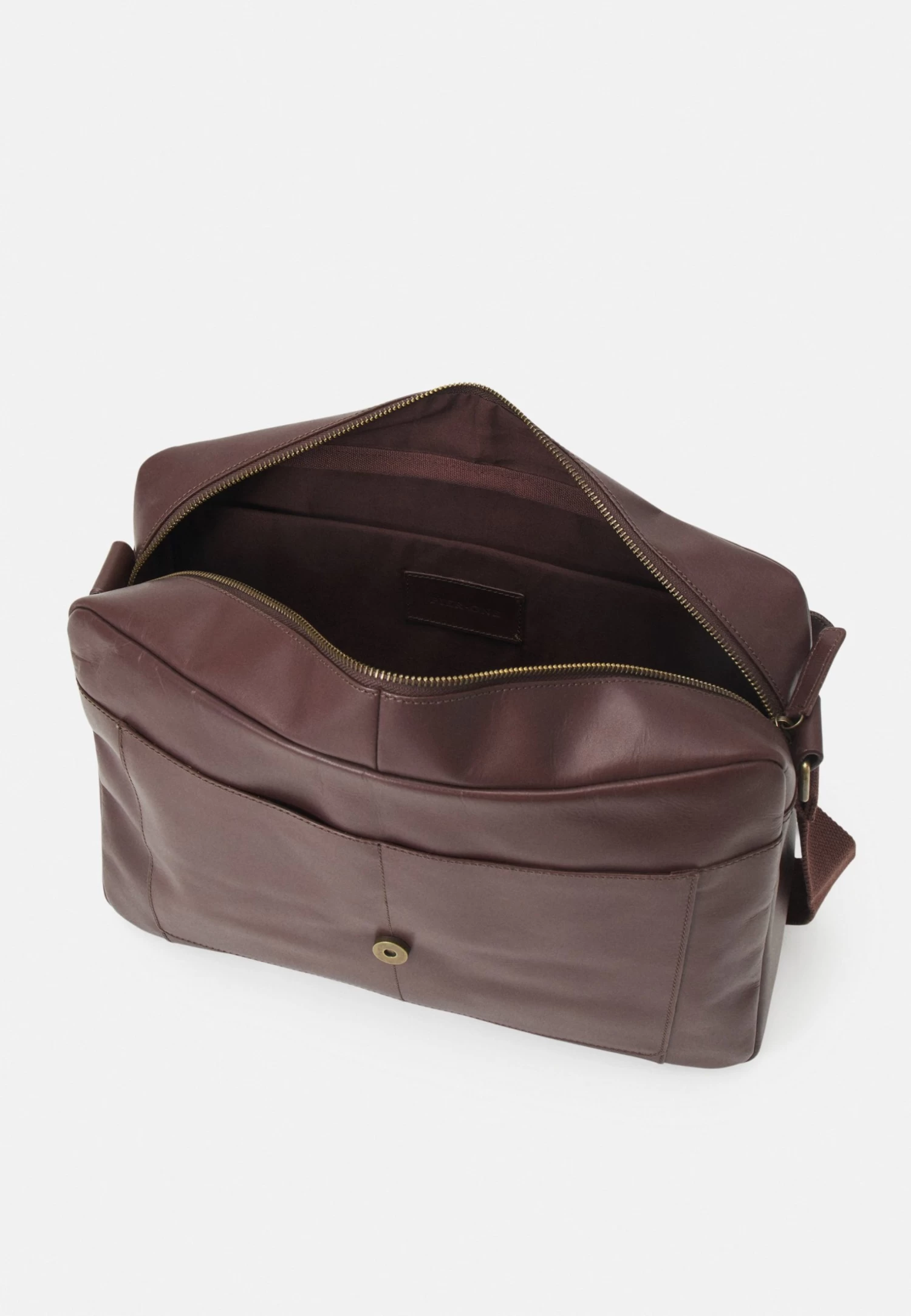 Pier One Leather Unisex - Borsa Porta Pc - Brown 3 Pier One Leather Unisex - Borsa Porta Pc - Brown - immagine 3