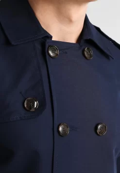 Pier One Trench - Dark Blue -Pier One 651abfa3d8c9476ea94b929e6493a67b