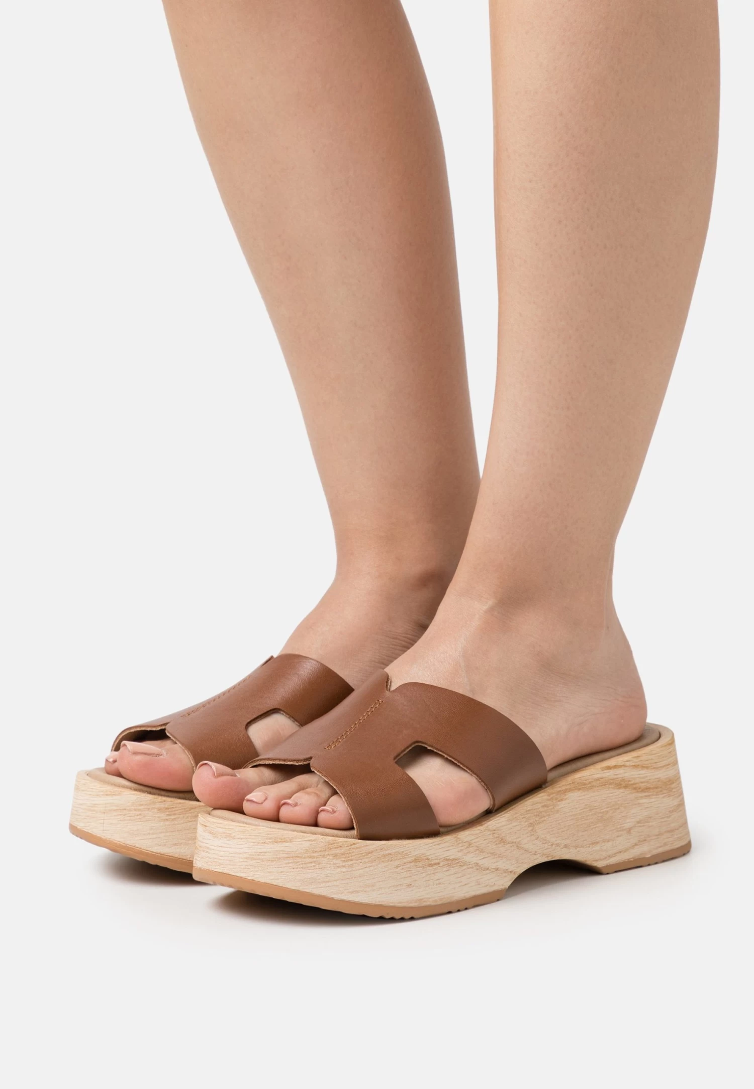 Pier One Leather - Zoccoli - Cognac 1 Pier One Leather - Zoccoli - Cognac