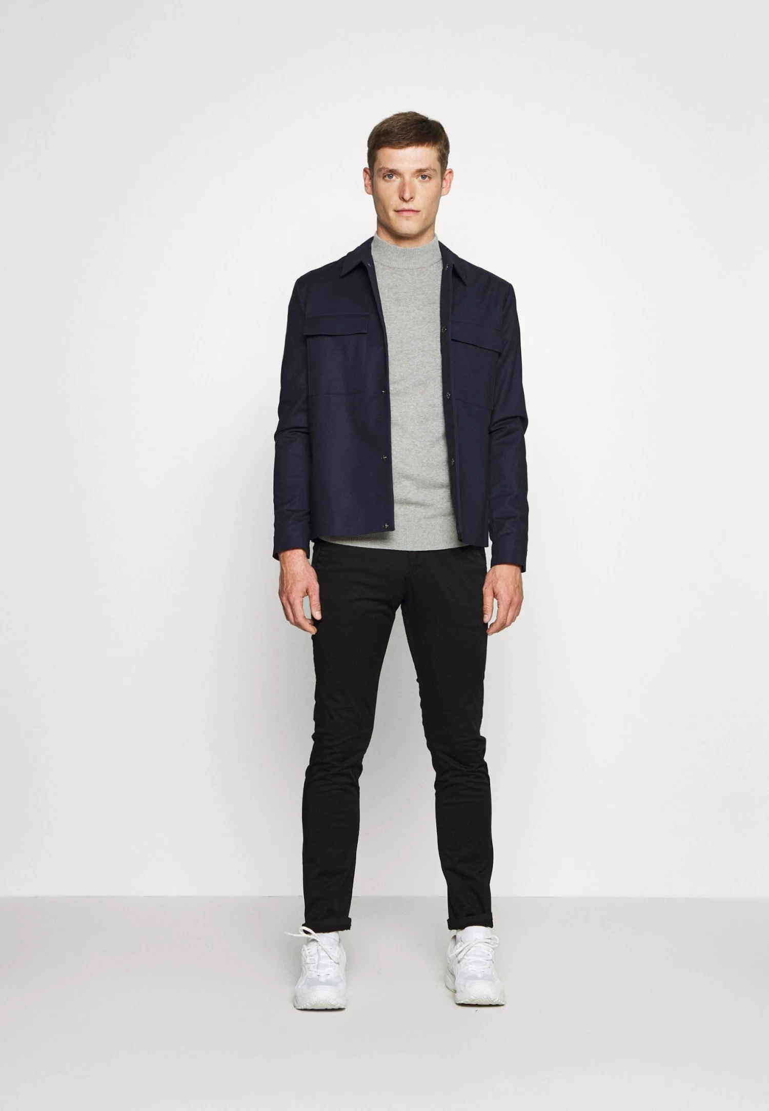 Pier One MaglioneMottled Light Grey Uomo Maglieria PI922Q068-C11 2 Pier One MaglioneMottled Light Grey Uomo Maglieria PI922Q068-C11 - immagine 2