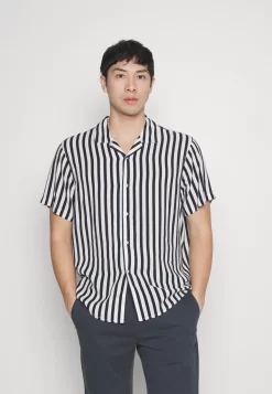 Pier One Camicia - Dark Blue/White