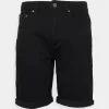 Pier One Shorts Di JeansBlack Denim Uomo Jeans PI922F04K-Q11