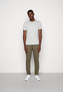 Pier One Unisex 5 PackT-Shirt BasicBlack /Dark Blue/Dark Green Donna T-shirt E Top PI921001F-Q11