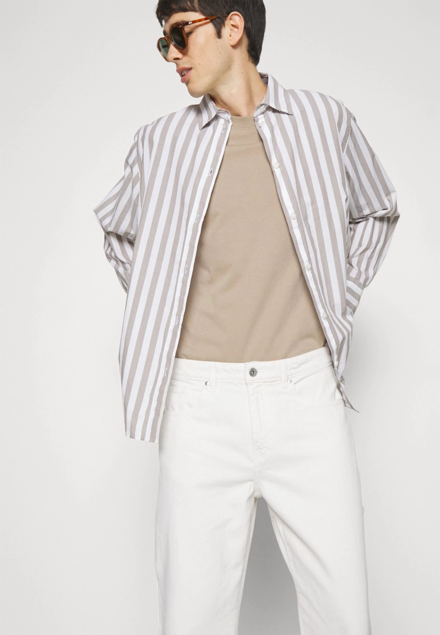 Pier One Carpenter Colored Twill Jeans A SigarettaOff-White Uomo Jeans PI922G04S-A11 4 Pier One Carpenter Colored Twill Jeans A SigarettaOff-White Uomo Jeans PI922G04S-A11 - immagine 4