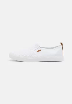 Pier One Unisex - Scarpe Senza Lacci - White