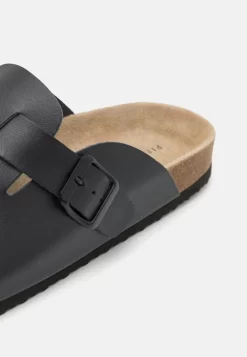 Pier One Leather Unisex - Pantofole - Black -Pier One 7b28889d1d2247a8abcae3a4a4c34674 scaled