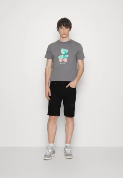 Pier One Unisex 2 Pack - Shorts Di Jeans - Blue/Black Denim