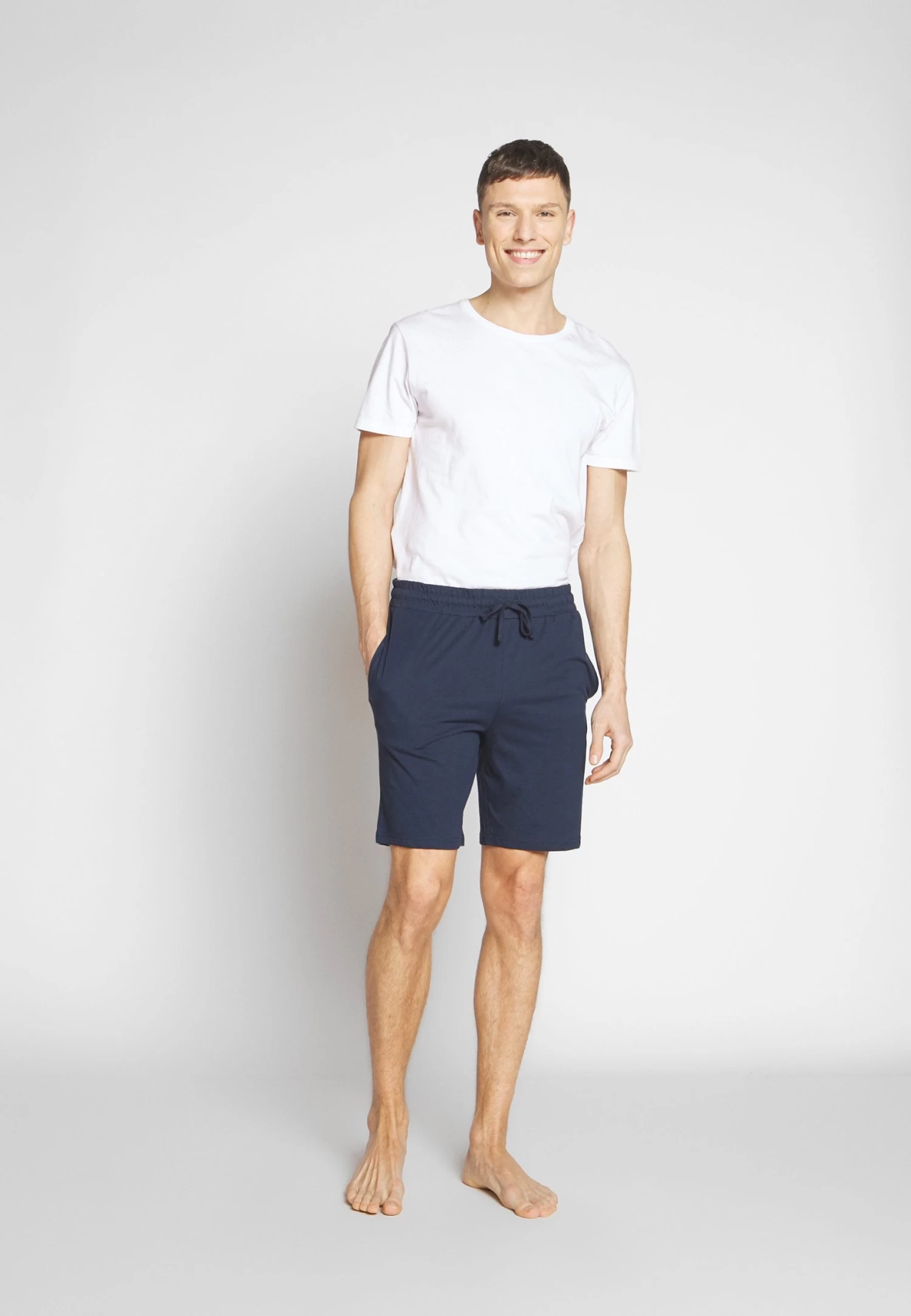 Pier One 3 Pack - Pantaloni Del Pigiama - Dark Blue/Mottled Grey 1 Pier One 3 Pack - Pantaloni Del Pigiama - Dark Blue/Mottled Grey