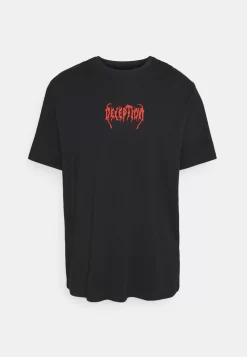 Pier One T-Shirt Con StampaBlack Uomo T-shirt E Polo PI922O0S1-Q11