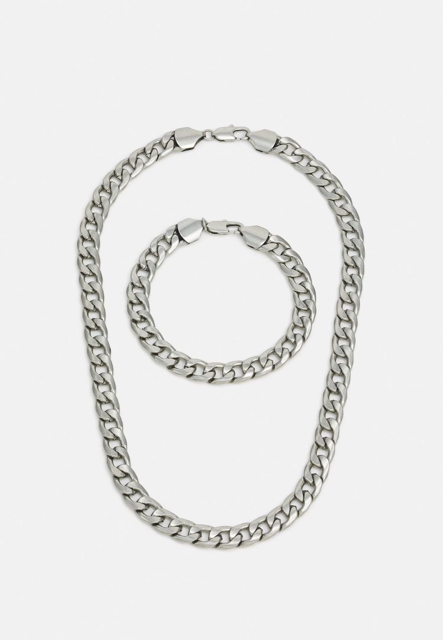 Pier One 2Pack Set - Collana - Silver-Coloured 1 Pier One 2Pack Set - Collana - Silver-Coloured