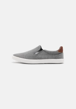 Pier One Unisex - Scarpe Senza Lacci - Dark Grey