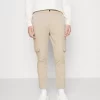 Pier One Cuffed Skinny Trouser Pantaloni CargoTan Uomo Pantaloni YO122E01H-B13
