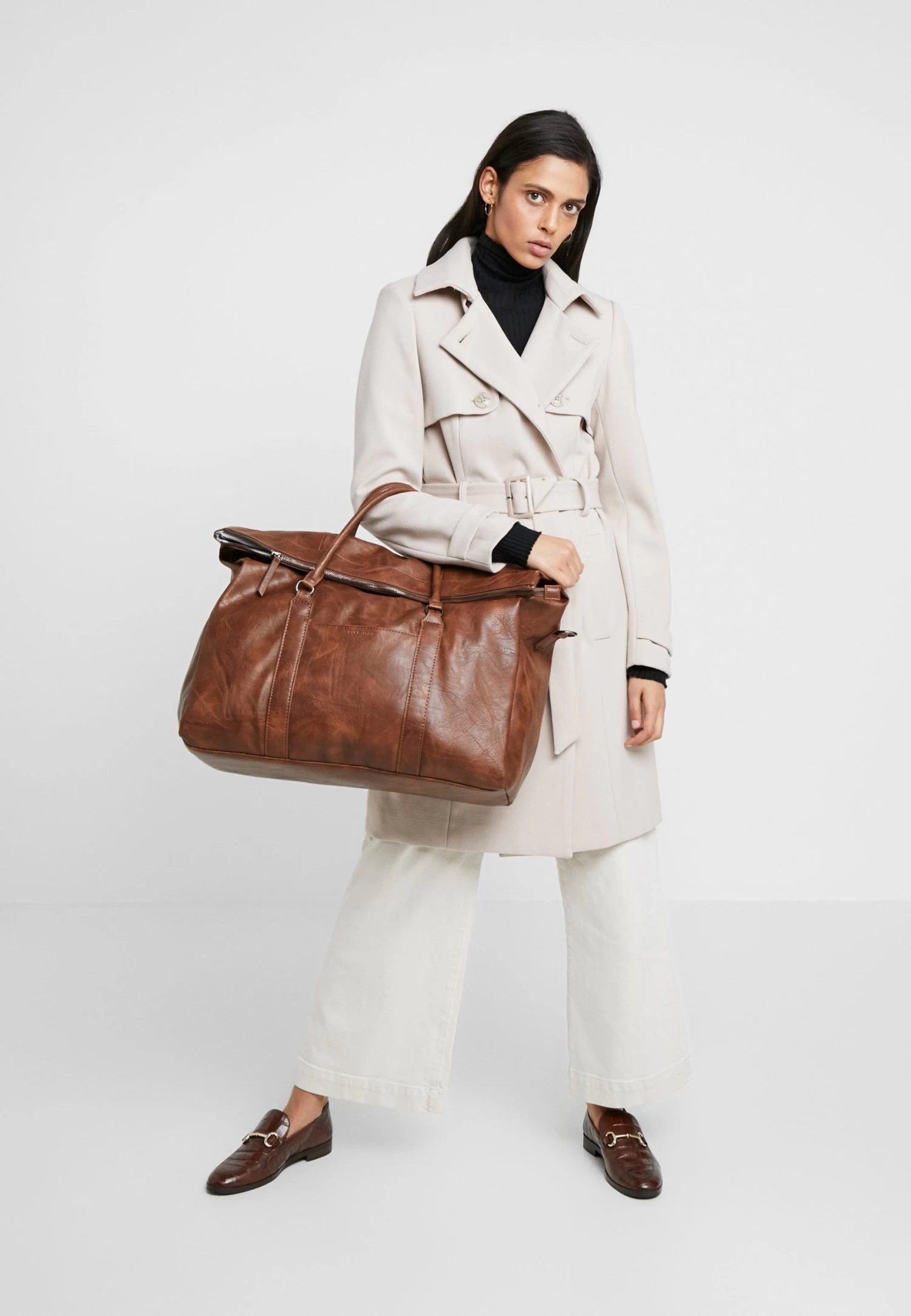 Pier One Unisex - Borsa Da Viaggio - Dark Brown 2 Pier One Unisex - Borsa Da Viaggio - Dark Brown - immagine 2