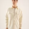 Pier One CamiciaOff White Uomo Camicie PI922D0ES-A11