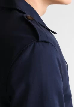 Pier One Trench - Dark Blue -Pier One a00a833e4ae54cae8dd8149d5bf8bbde