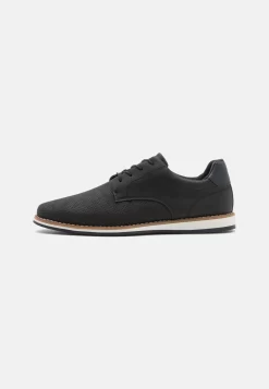 Pier One Stringate SportiveBlack Uomo Scarpe Con I Lacci PI912M0DS-Q11