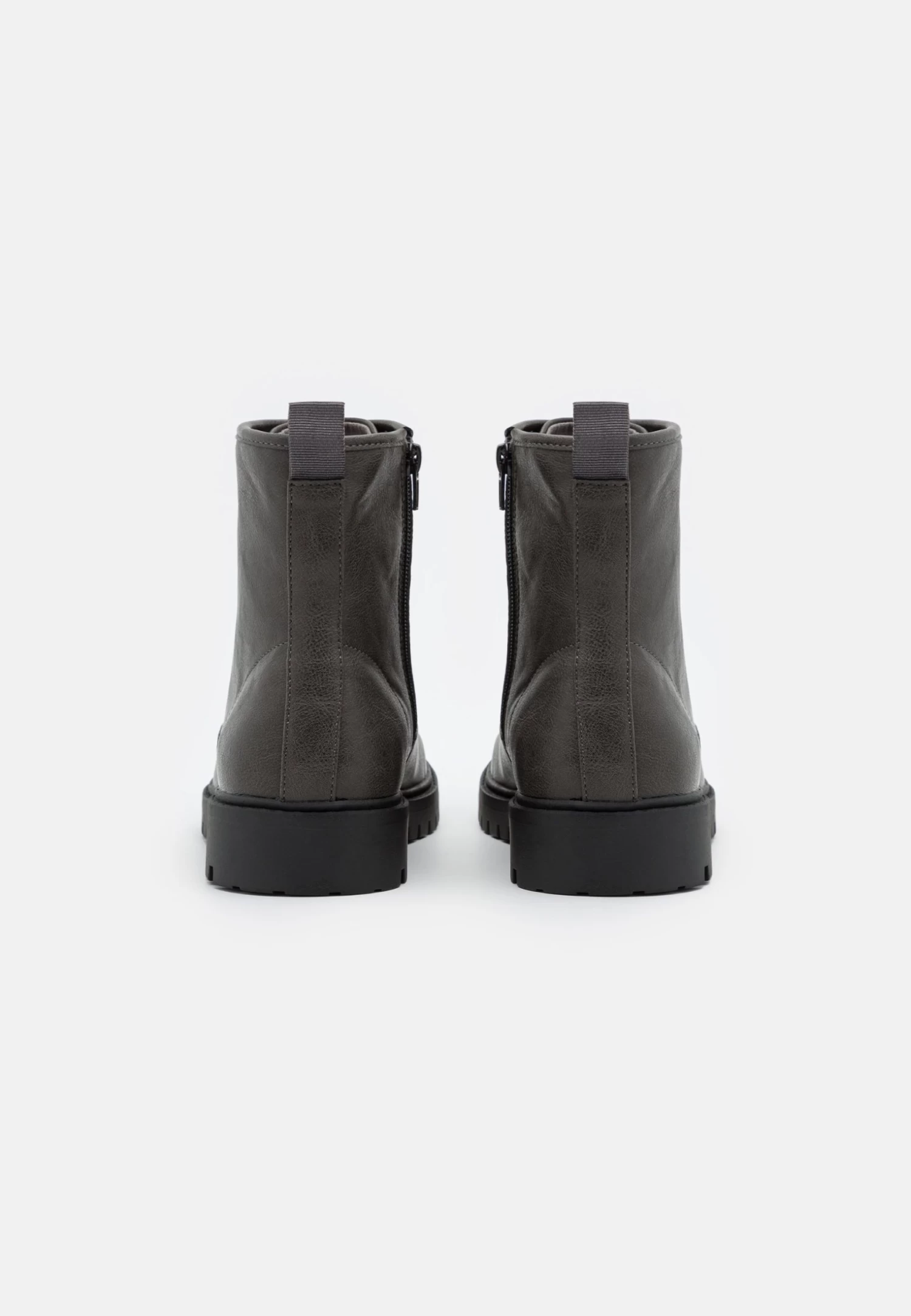 Pier One Unisex - Stivaletti Stringati - Grey 3 Pier One Unisex - Stivaletti Stringati - Grey - immagine 3