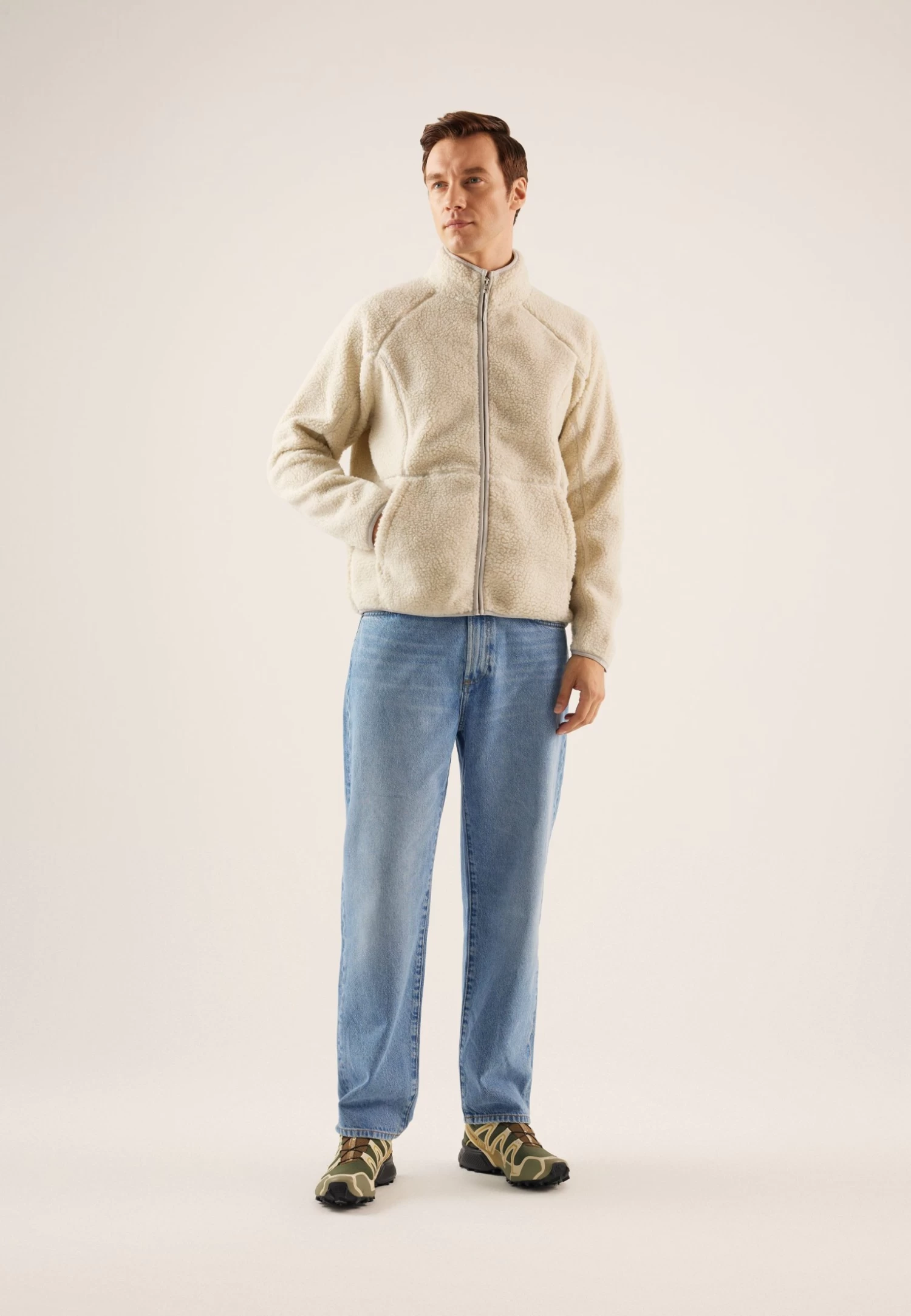 Pier One Giacca In PileBeige Uomo Maglieria E Felpe PI922S0HR-B11 2 Pier One Giacca In PileBeige Uomo Maglieria E Felpe PI922S0HR-B11 - immagine 2