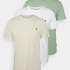Pier One BirdieT-Shirt BasicWhite/Off-White/Green Uomo T-shirt E Polo YO12100ME-A11