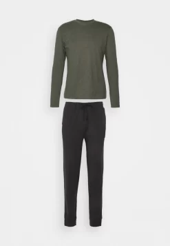 Pier One Pigiama - Black/Khaki -Pier One be38ec5a373647d7b6dd39bd2774df5d scaled