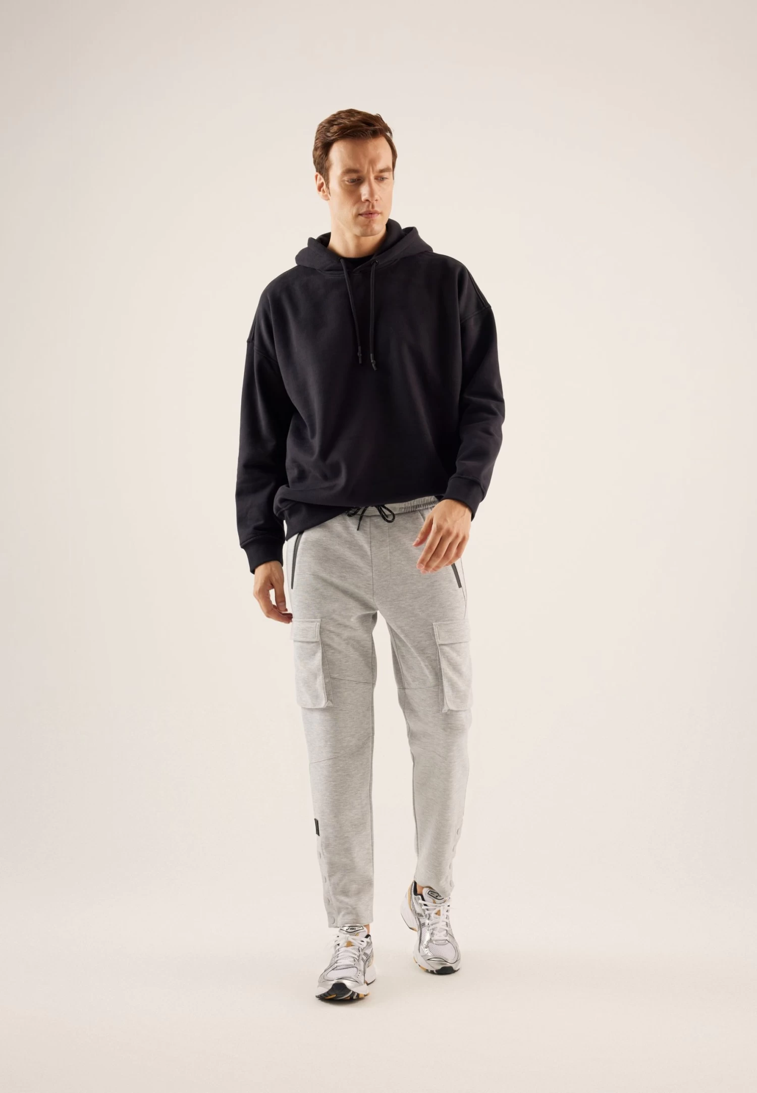 Pier One Pantaloni SportiviMottled Light Grey Uomo Pantaloni PI922E05P-C11 2 Pier One Pantaloni SportiviMottled Light Grey Uomo Pantaloni PI922E05P-C11 - immagine 2