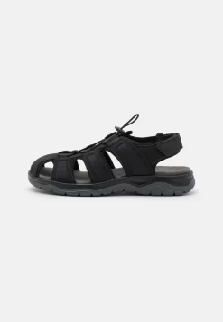 Pier One Leather - Sandali Da Trekking - Black