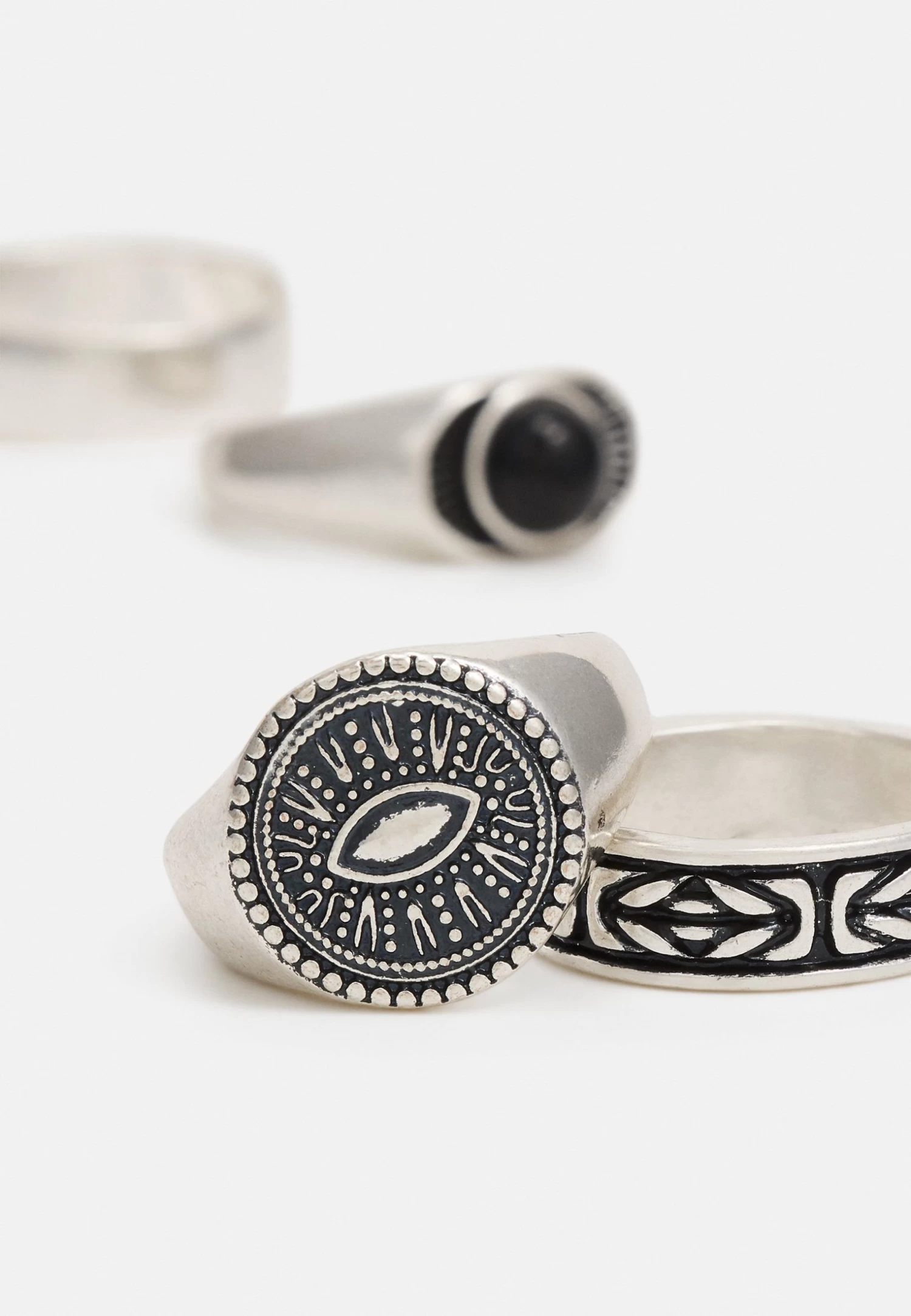 Pier One 5 Pack - Anello - Silver-Coloured 3 Pier One 5 Pack - Anello - Silver-Coloured - immagine 3