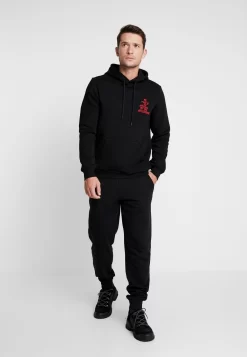 Pier One 2 PackPantaloni SportiviBlack/Mottled Light Gre Uomo Pantaloni PI922E03K-Q11