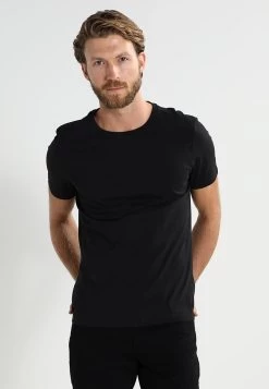 Pier One 2 PackT-Shirt BasicBlack Uomo T-shirt E Polo PI982AA00-Q11 -Pier One dee66c7e2e734d18983e6a98b1cdab15